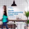 Frontpage to Nordic Entrepreneurship Check 2016